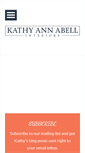 Mobile Screenshot of kathyannabell.com